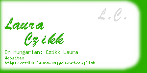 laura czikk business card